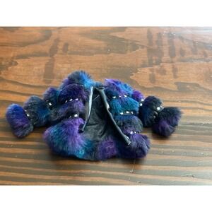 Rainbow High Naomi Storm Twin Doll Outfit Faux Fur Studded Coat Purple Blue